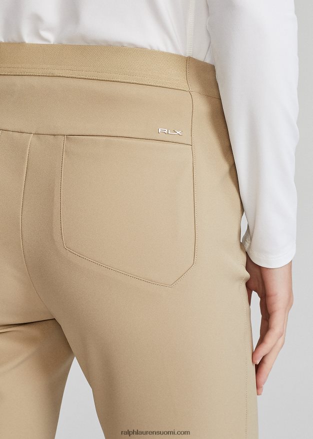 Ralph Lauren naiset joustavat urheiluhousut 0Z24ZR3690 klassinen khaki