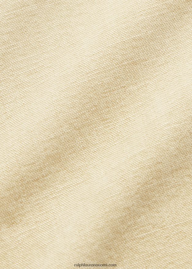 Ralph Lauren naiset leikattu puuvillakangashousut 0Z24ZR3645 khaki