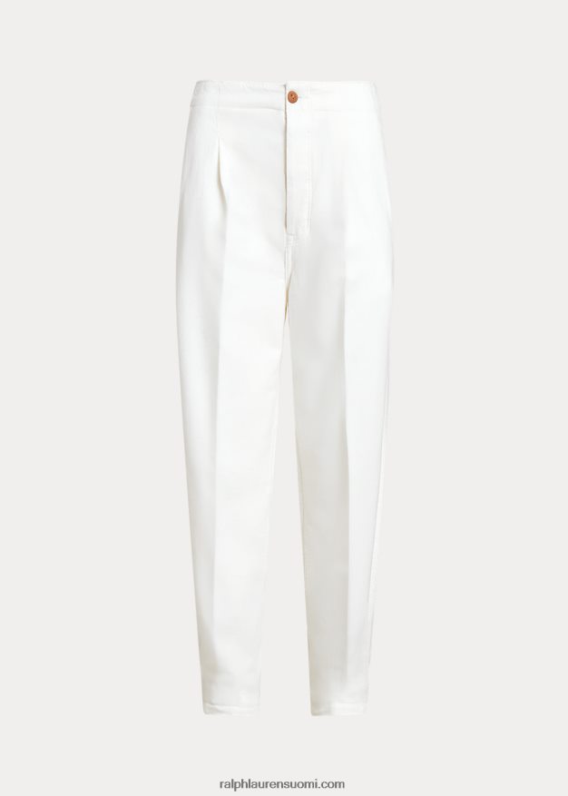 Ralph Lauren naiset porkkana chino housut 0Z24ZR2959 valkoinen