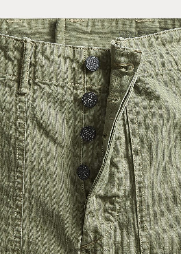 Ralph Lauren naiset puuvillaiset käyttöhousut 0Z24ZR3609 brewster vihreä