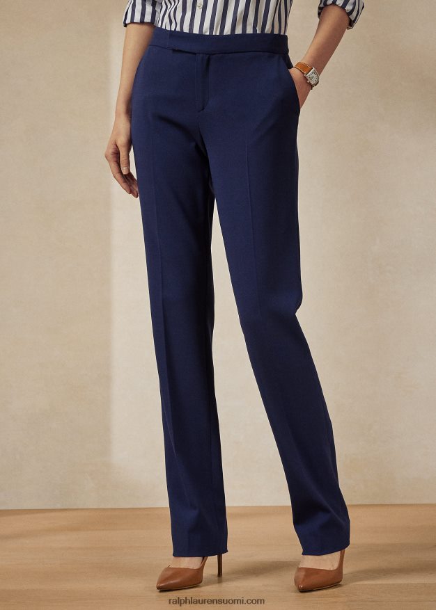 Ralph Lauren naiset seth villakreppihousut 0Z24ZR3603 lux laivasto