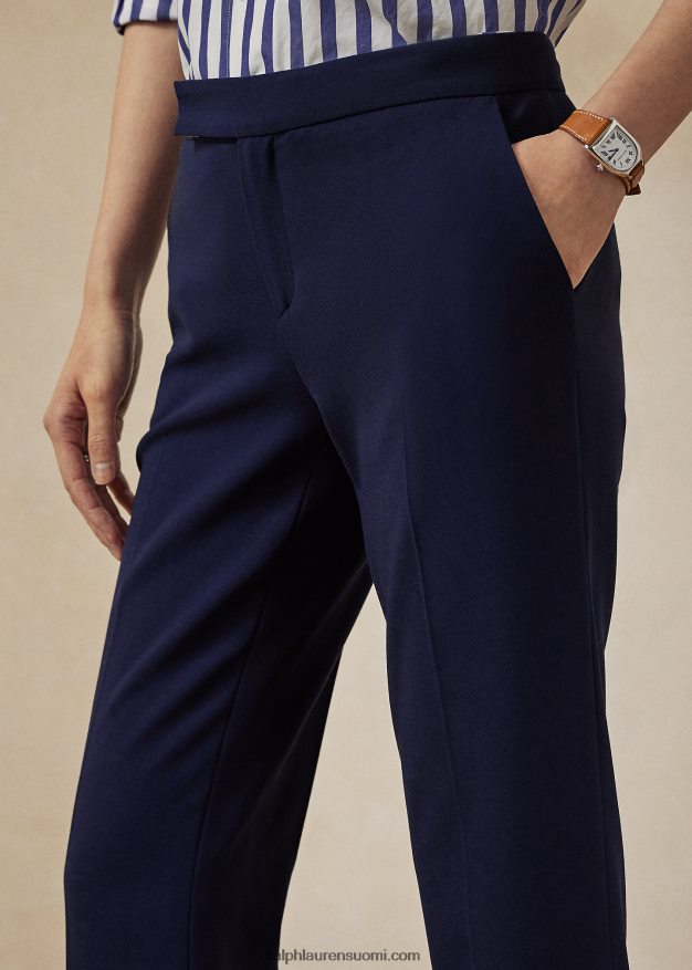 Ralph Lauren naiset seth villakreppihousut 0Z24ZR3603 lux laivasto