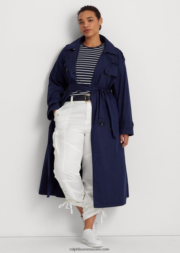 Ralph Lauren naiset shantung lastihousut 0Z24ZR4800 valkoinen