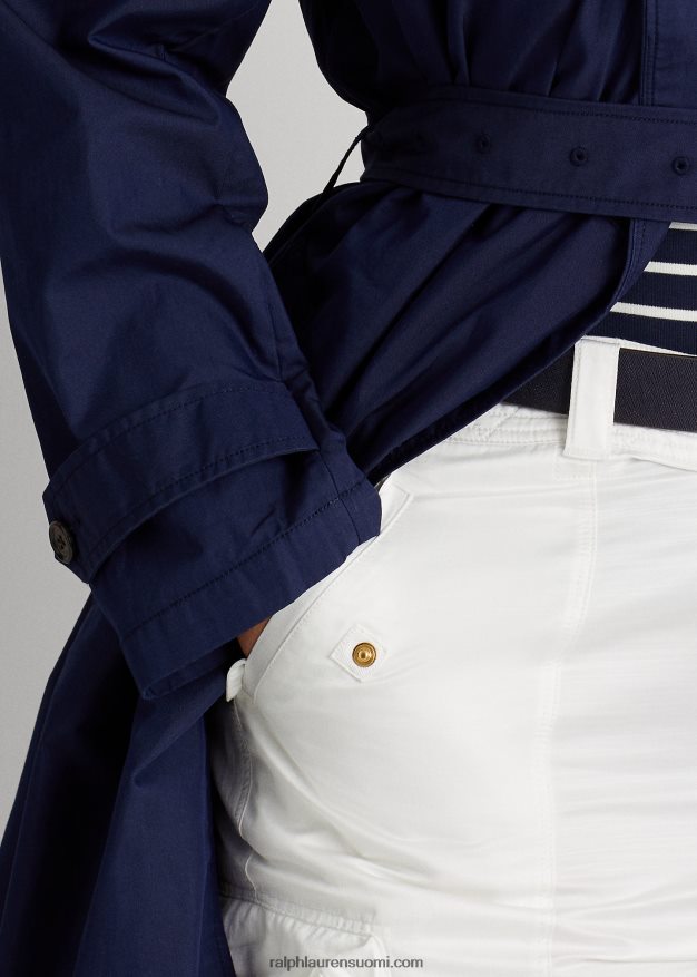 Ralph Lauren naiset shantung lastihousut 0Z24ZR4800 valkoinen