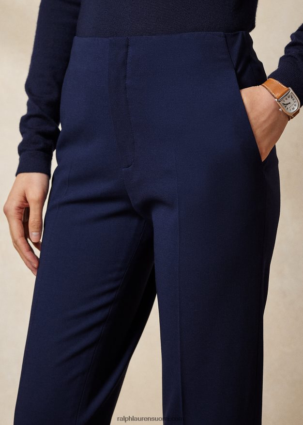 Ralph Lauren naiset simone virgin villahousut 0Z24ZR3588 laivasto