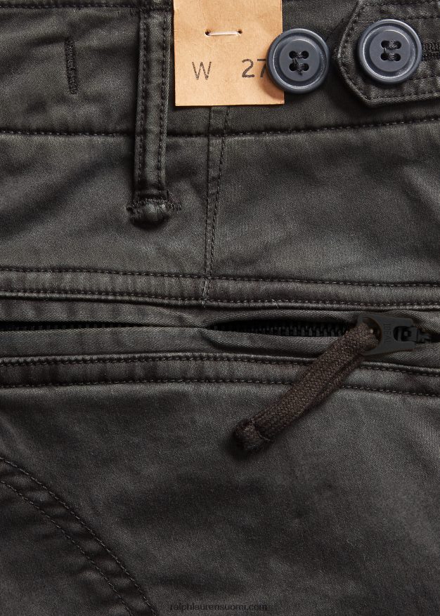 Ralph Lauren naiset stretch skinny cargo housut 0Z24ZR3682 musta