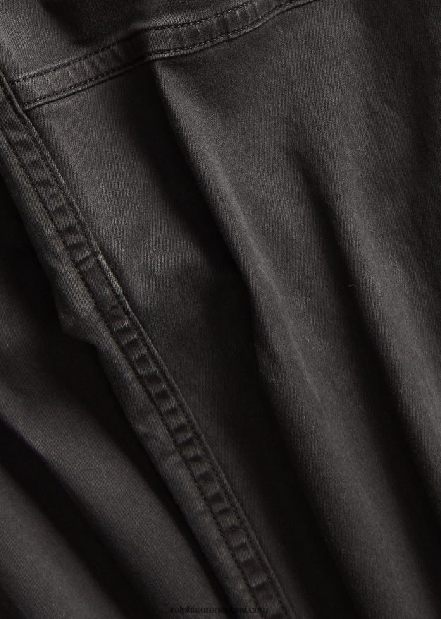 Ralph Lauren naiset stretch skinny cargo housut 0Z24ZR3682 musta