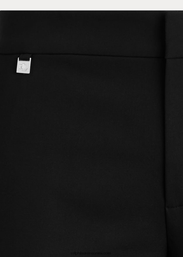 Ralph Lauren naiset suoralahkeiset housut 0Z24ZR9458 musta
