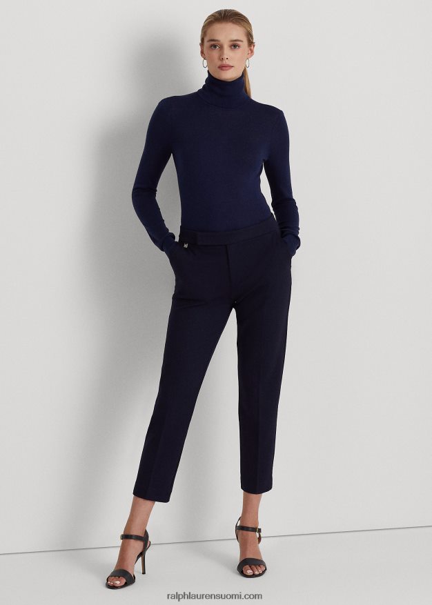 Ralph Lauren naiset suorat ponte-housut 0Z24ZR9459 laivasto