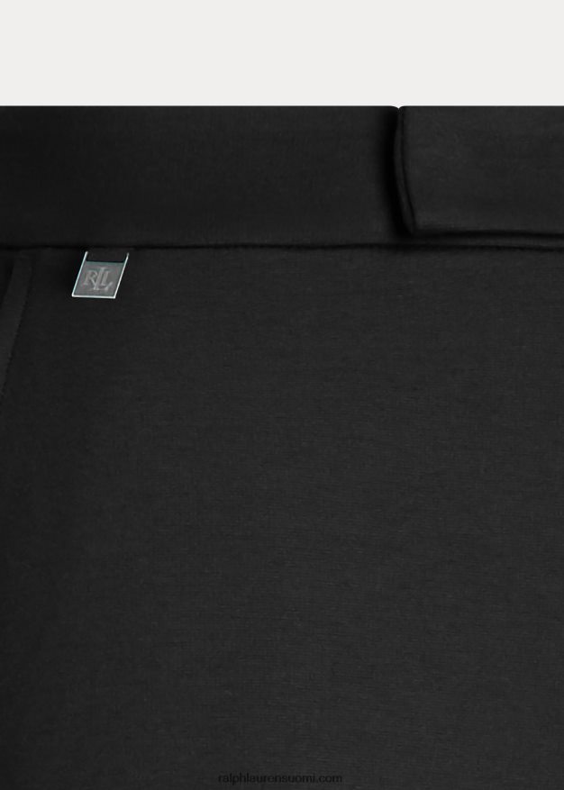 Ralph Lauren naiset suorat ponte-housut 0Z24ZR9460 musta