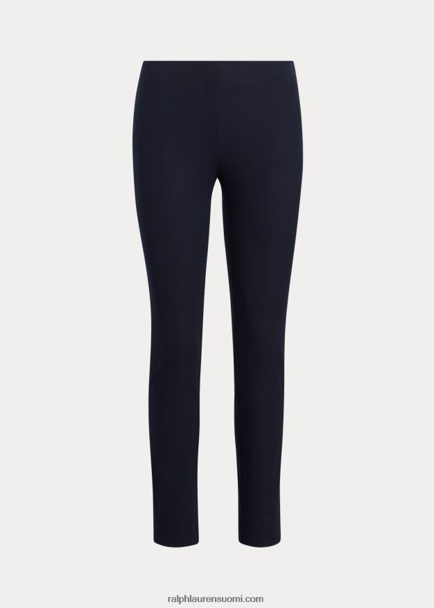 Ralph Lauren naiset venyttävä toimikas laiha housu 0Z24ZR3806 laivasto