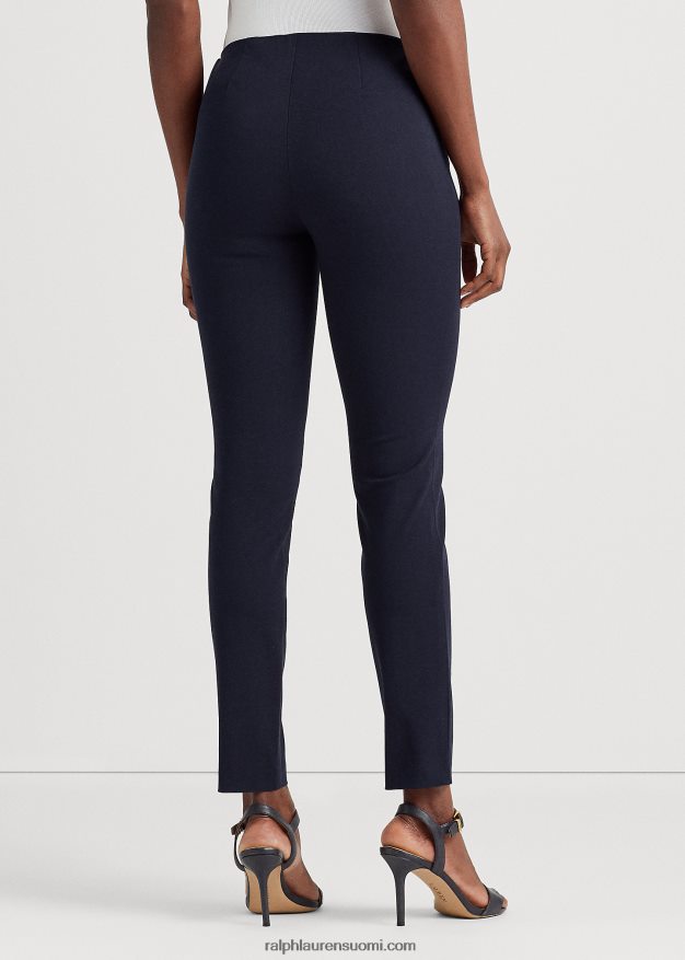 Ralph Lauren naiset venyttävä toimikas laiha housu 0Z24ZR3806 laivasto