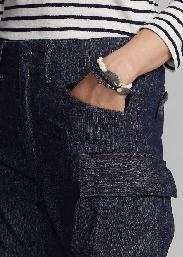 Ralph Lauren naiset venyvät laiha farkkuhousut 0Z24ZR3661 indigo