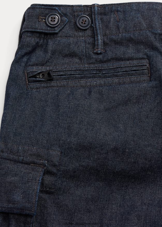 Ralph Lauren naiset venyvät laiha farkkuhousut 0Z24ZR3661 indigo