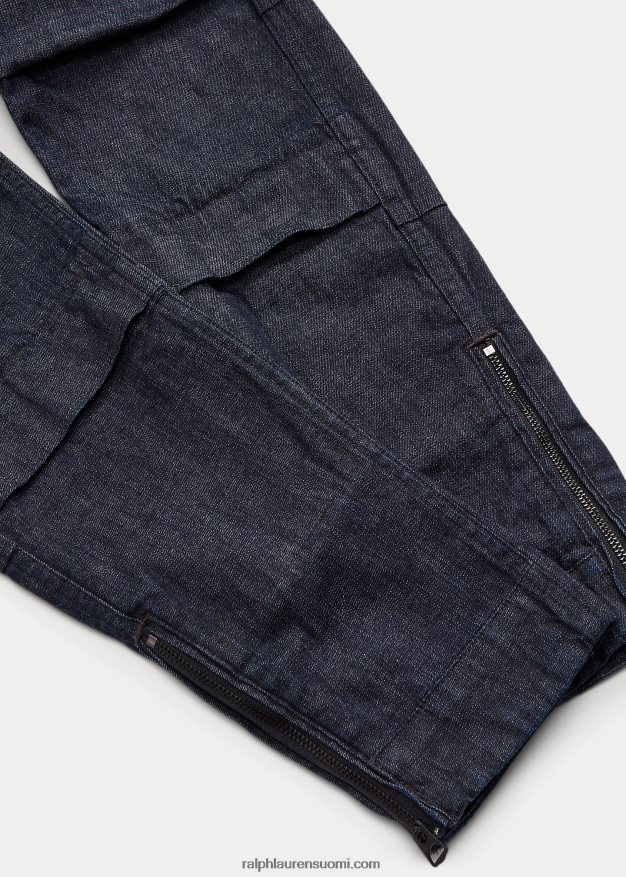 Ralph Lauren naiset venyvät laiha farkkuhousut 0Z24ZR3661 indigo