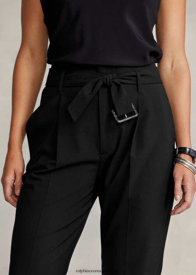 Ralph Lauren naiset vyöllä suorat housut 0Z24ZR4758