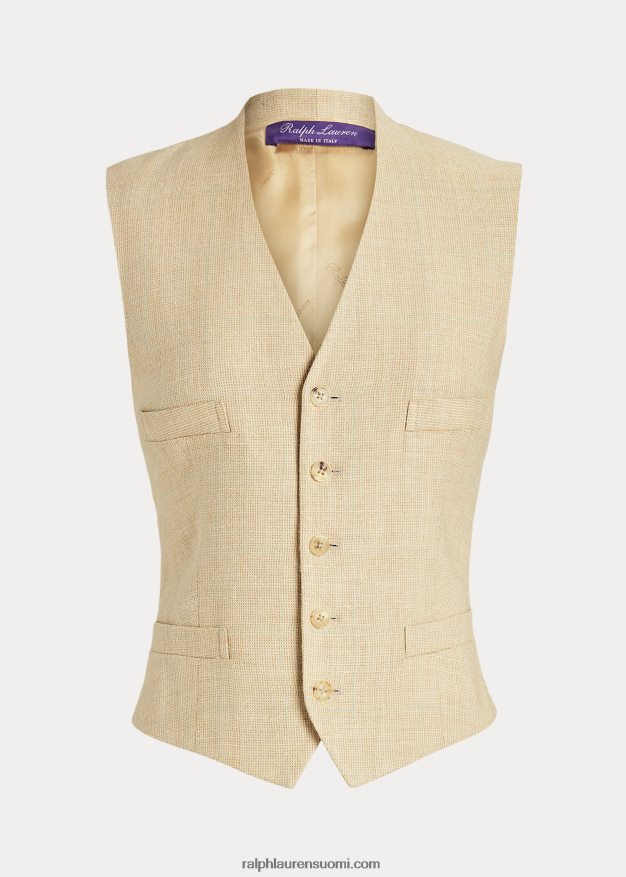 Ralph Lauren naiset jaiden tweed-liivi 0Z24ZR3524 rusketus/salvia