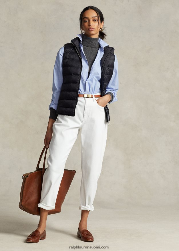 Ralph Lauren naiset pakattava tikattu liivi 0Z24ZR3283 musta