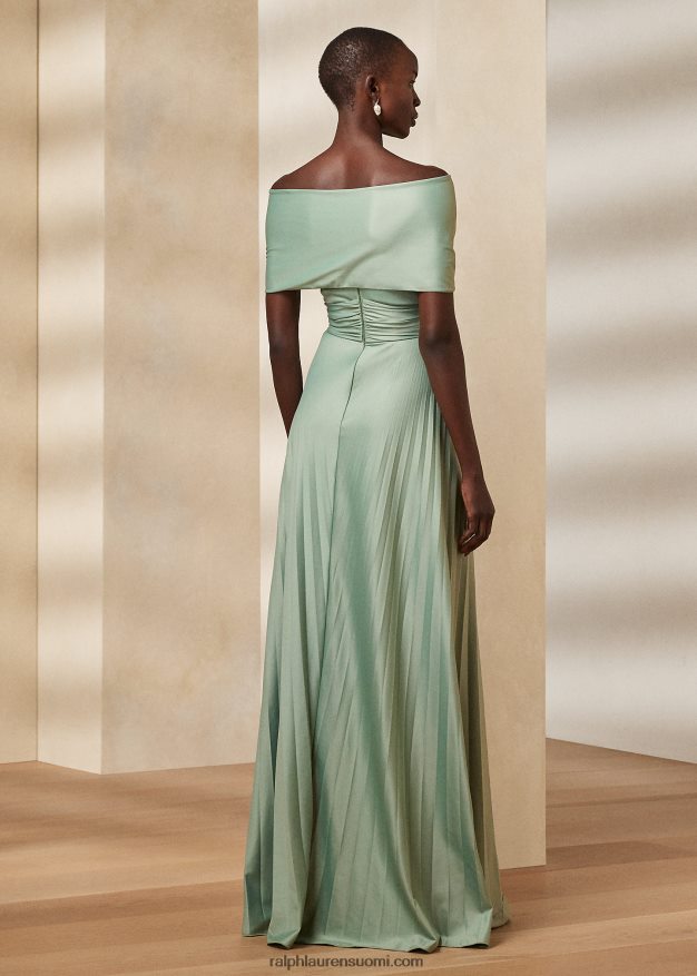 Ralph Lauren naiset Merridan laskostettu jersey-iltapuku 0Z24ZR3522 kevätsalvia