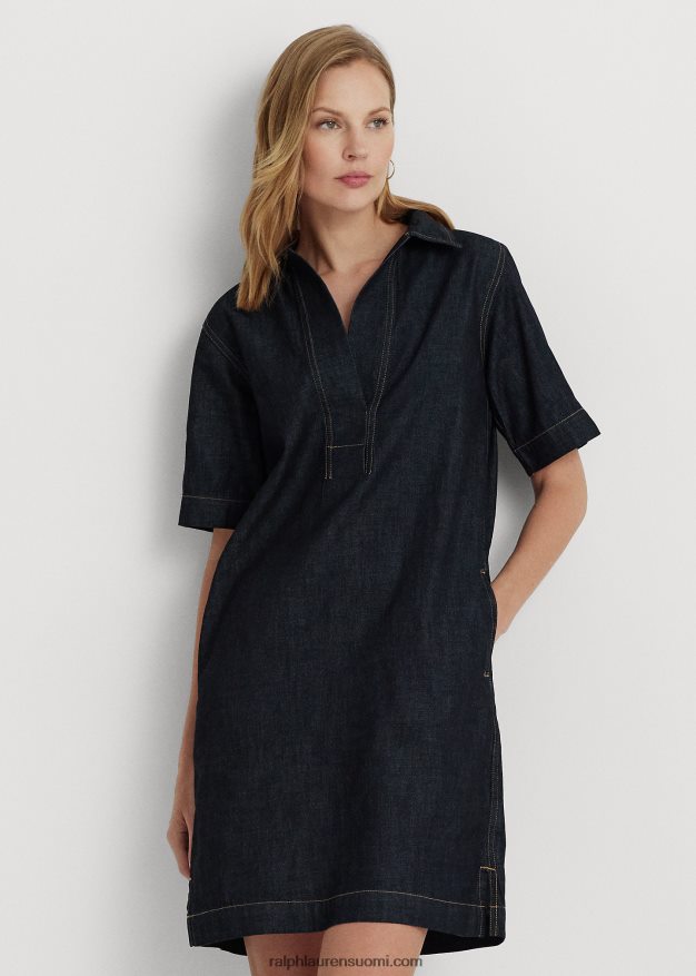 Ralph Lauren naiset denim vaihtomekko 0Z24ZR4261 jones katupesu