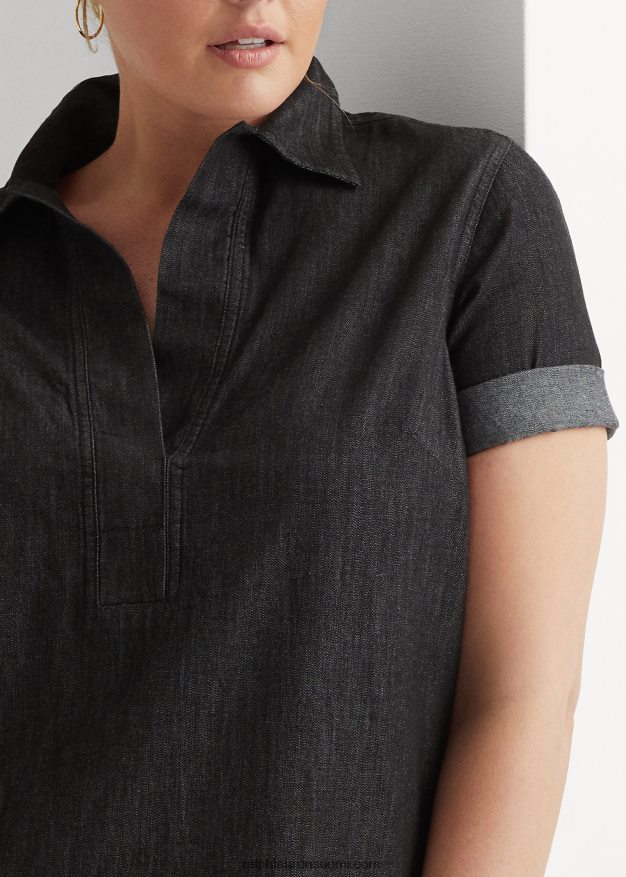 Ralph Lauren naiset denim vaihtomekko 0Z24ZR4911 yöpesu