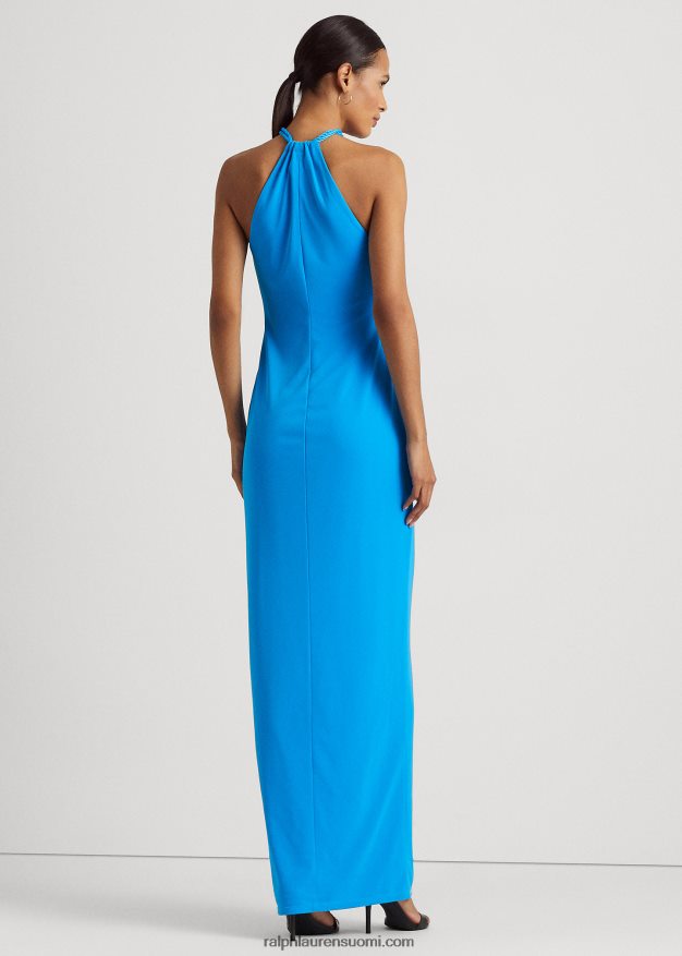 Ralph Lauren naiset jersey riimupuku 0Z24ZR3911 liekehtivä valtameri