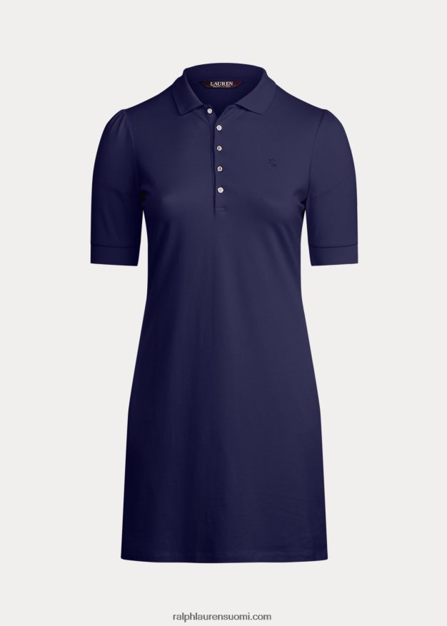 Ralph Lauren naiset kauluksellinen vaihtomekko 0Z24ZR4661 hienostunut laivasto