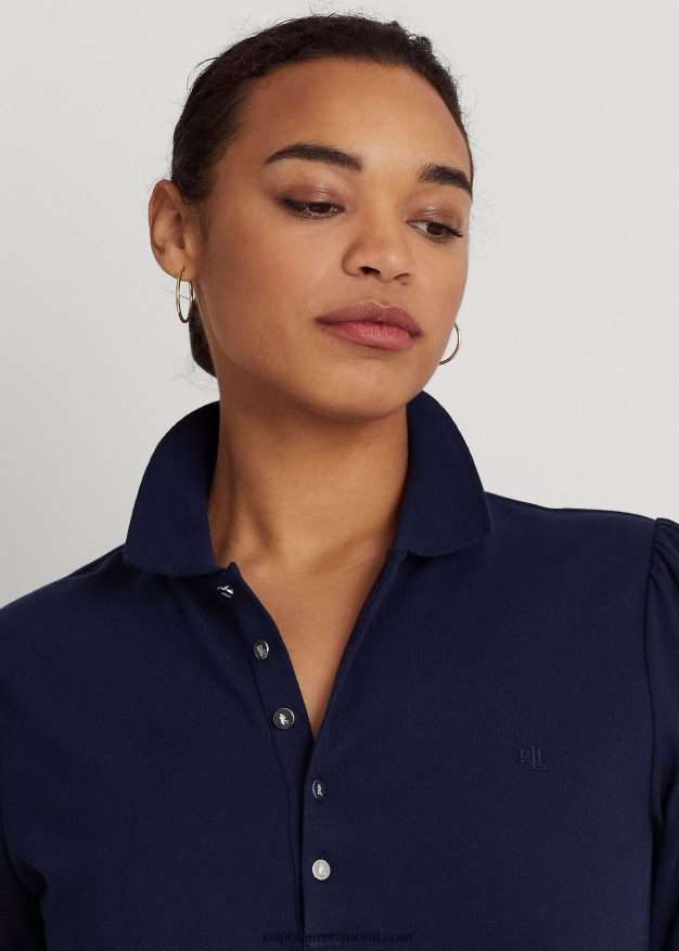 Ralph Lauren naiset kauluksellinen vaihtomekko 0Z24ZR4661 hienostunut laivasto