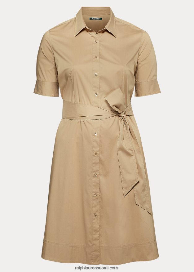 Ralph Lauren naiset puuvillasekoitettu paitamekko 0Z24ZR9486