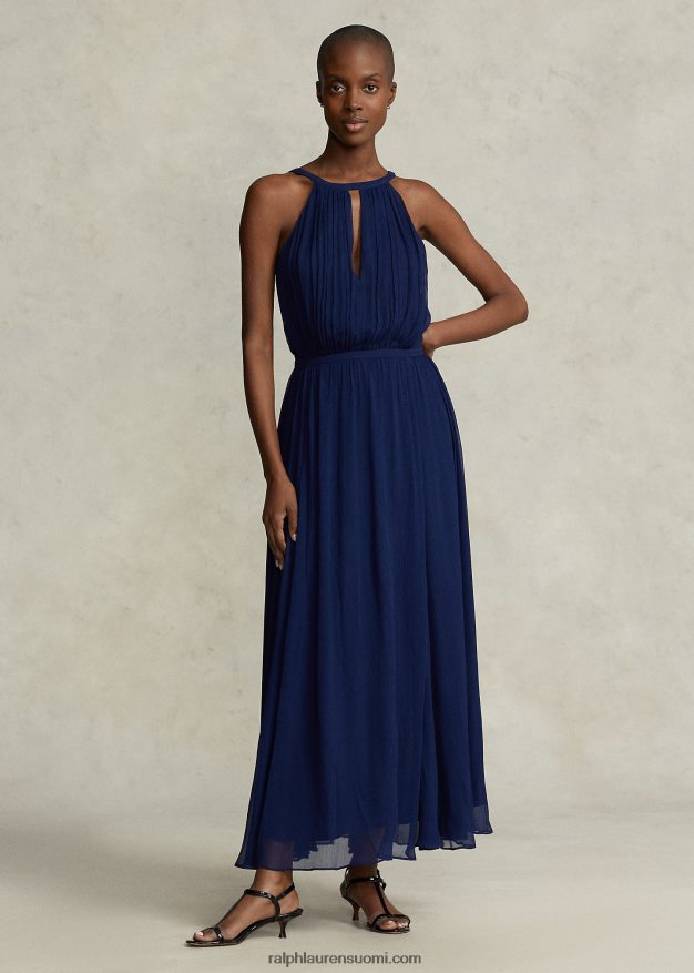 Ralph Lauren naiset ryppyinen georgette riimupuku 0Z24ZR3132