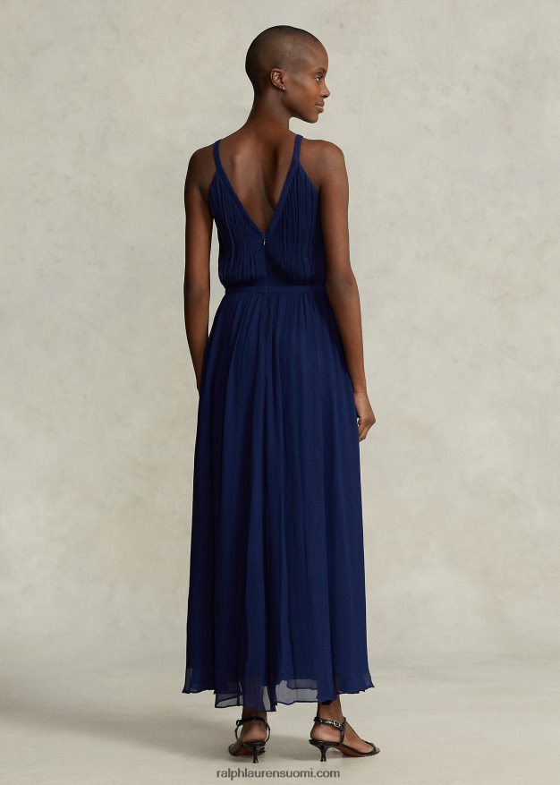 Ralph Lauren naiset ryppyinen georgette riimupuku 0Z24ZR3132