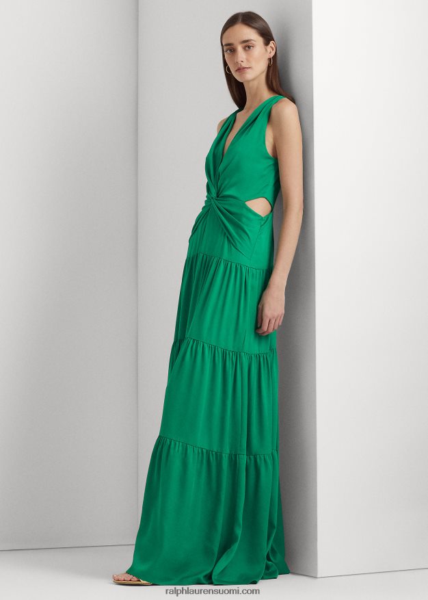 Ralph Lauren naiset satiininen kerrospuku 0Z24ZR3906 palmun lehtiä