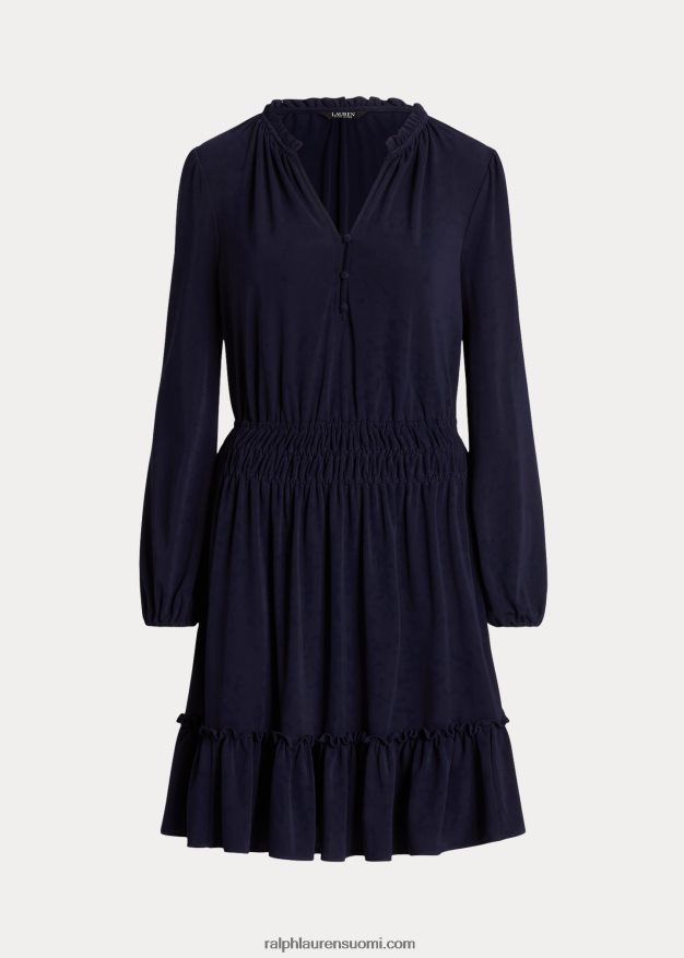 Ralph Lauren naiset stretch jersey mekko 0Z24ZR4408 hienostunut laivasto