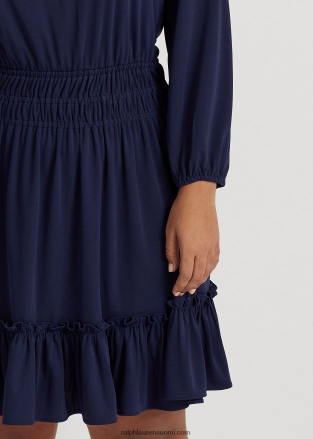 Ralph Lauren naiset stretch jersey mekko 0Z24ZR4667 hienostunut laivasto