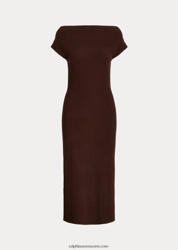 Ralph Lauren naiset suorakauluksinen kashmir villamekko 0Z24ZR9202 setri kanerva