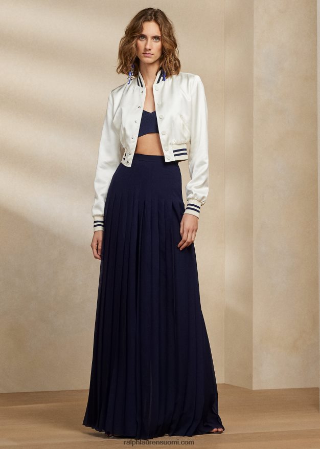 Ralph Lauren naiset joustinneulottu silkkiranneke 0Z24ZR3506 lux laivasto