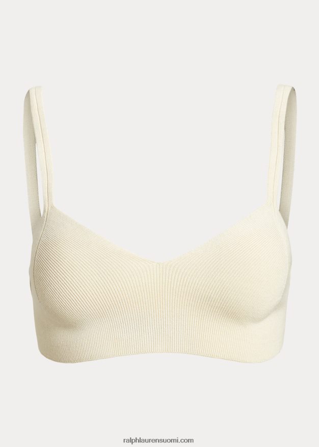 Ralph Lauren naiset joustinneulottu silkkiranneke 0Z24ZR3507 luonnonvalkoinen