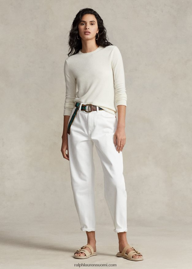 Ralph Lauren naiset kashmir crewneck neule 0Z24ZR9180 kerma