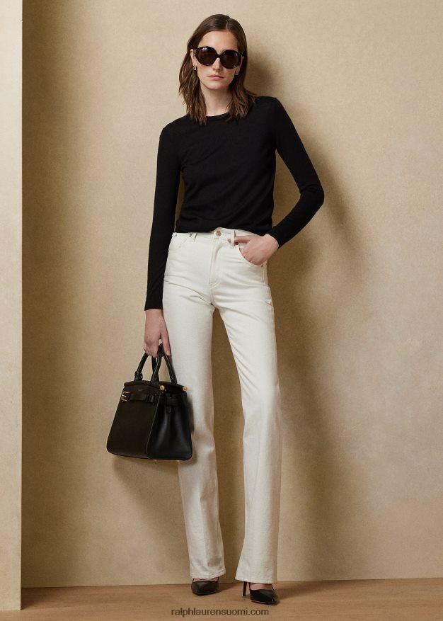 Ralph Lauren naiset kashmir crewneck neule 0Z24ZR9348 musta