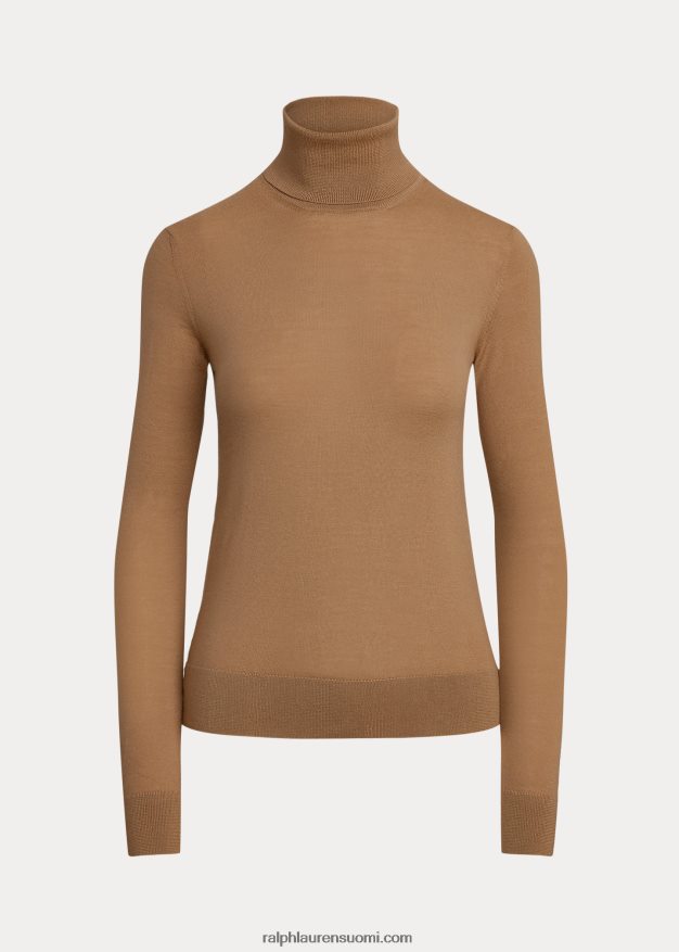 Ralph Lauren naiset kashmir villapaita 0Z24ZR3527 kameli