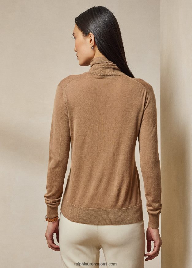 Ralph Lauren naiset kashmir villapaita 0Z24ZR3527 kameli