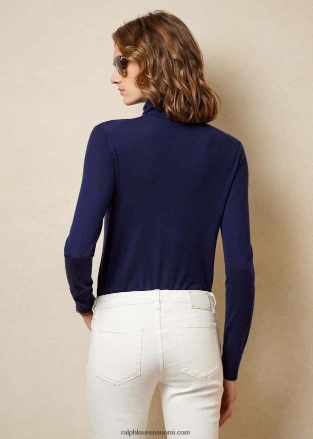 Ralph Lauren naiset kashmir villapaita 0Z24ZR3529 lux laivasto