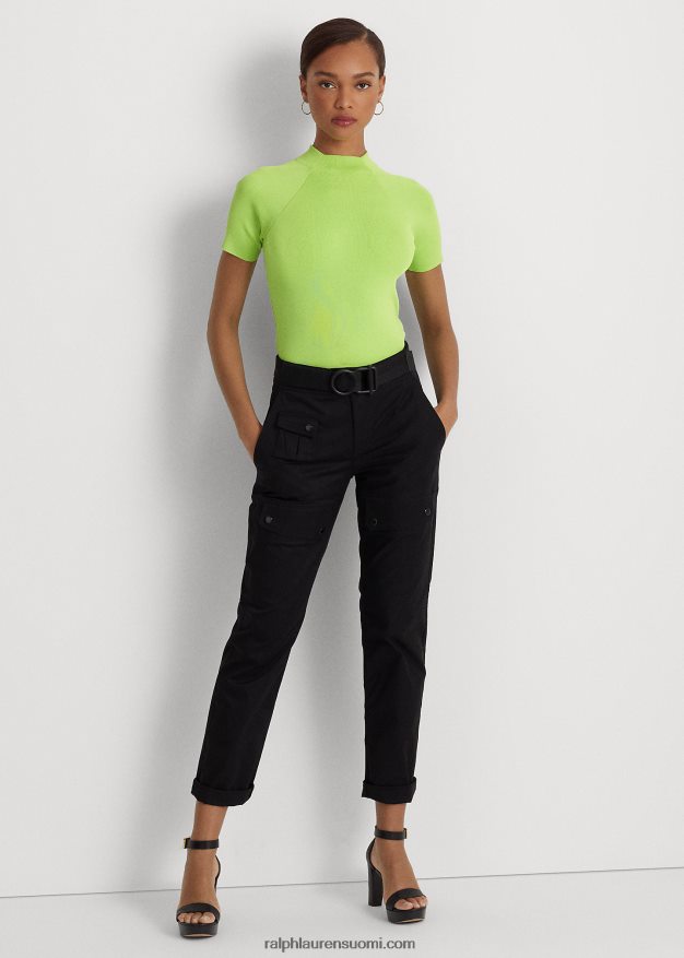 Ralph Lauren naiset lyhythihainen neulepusero 0Z24ZR3898 sähköinen kalkki