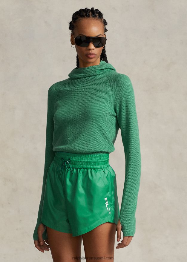 Ralph Lauren naiset merinovilla villapaita 0Z24ZR3047 lautan vihreä