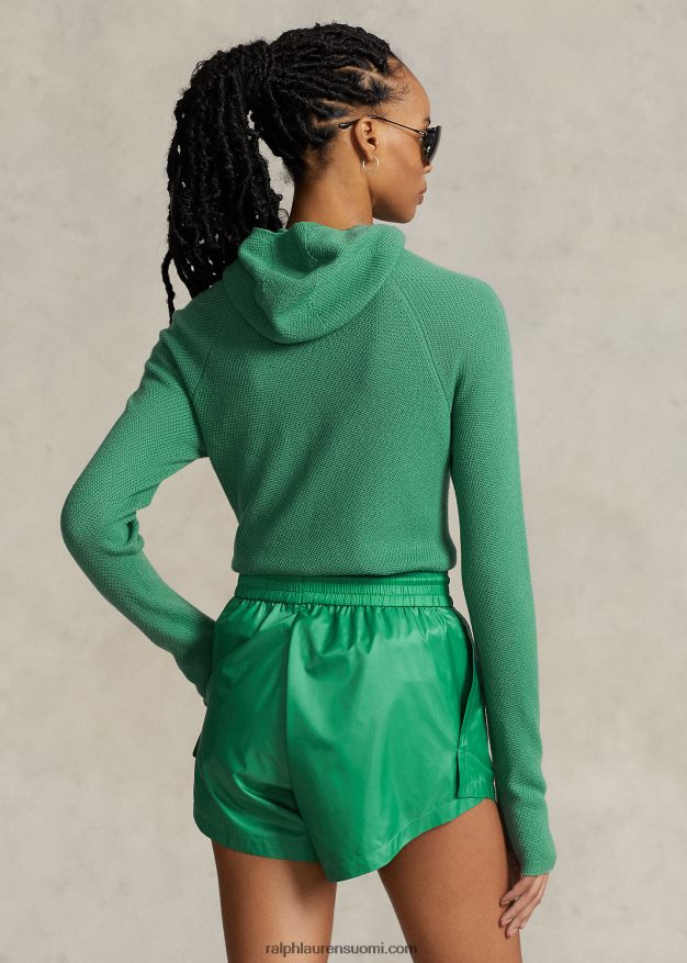 Ralph Lauren naiset merinovilla villapaita 0Z24ZR3047 lautan vihreä