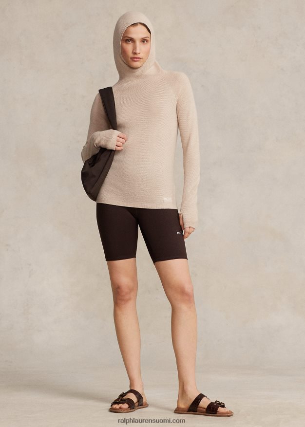 Ralph Lauren naiset merinovilla villapaita 0Z24ZR3048 dyyniruskea kanerva