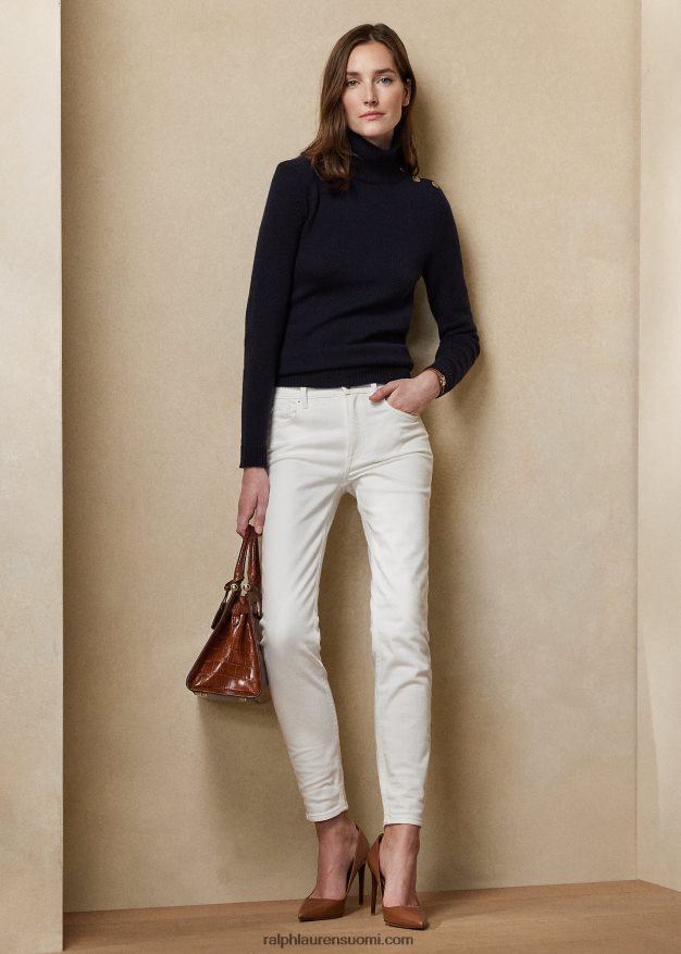 Ralph Lauren naiset napillinen kashmir villapaita 0Z24ZR9364 keskiyöllä