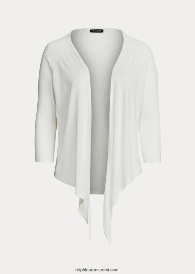 Ralph Lauren naiset pellavasekoitettu villapaita 0Z24ZR4550 valkoinen