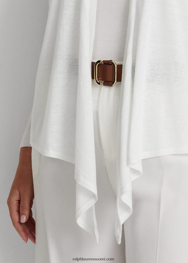 Ralph Lauren naiset pellavasekoitettu villapaita 0Z24ZR4550 valkoinen