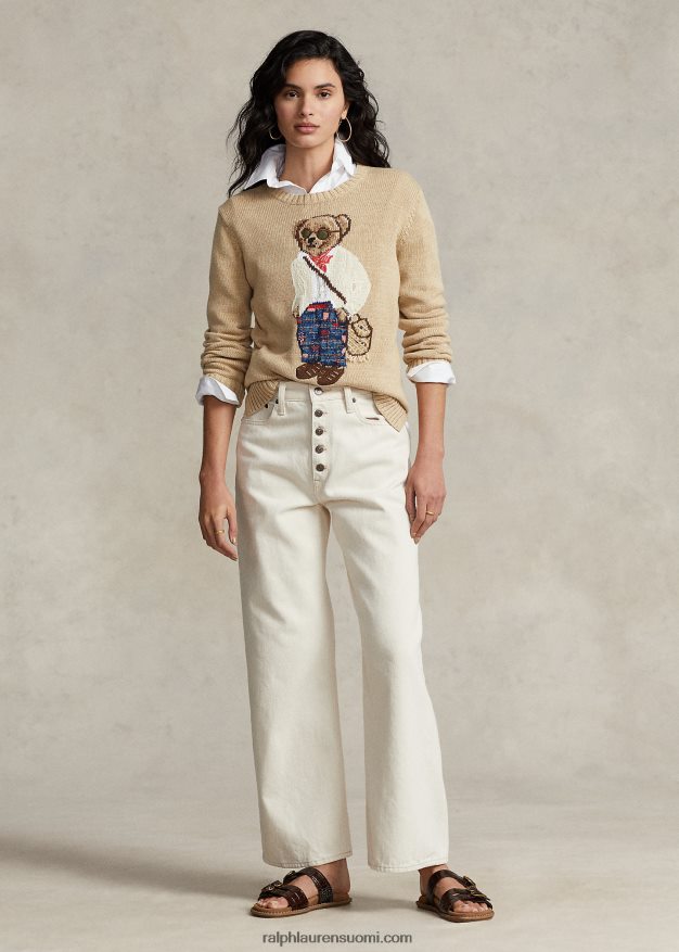 Ralph Lauren naiset poolo bear puuvillasekoitepusero 0Z24ZR3210